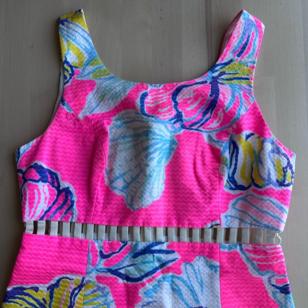 Lilly Pulitzer Pink floral dress Size 2